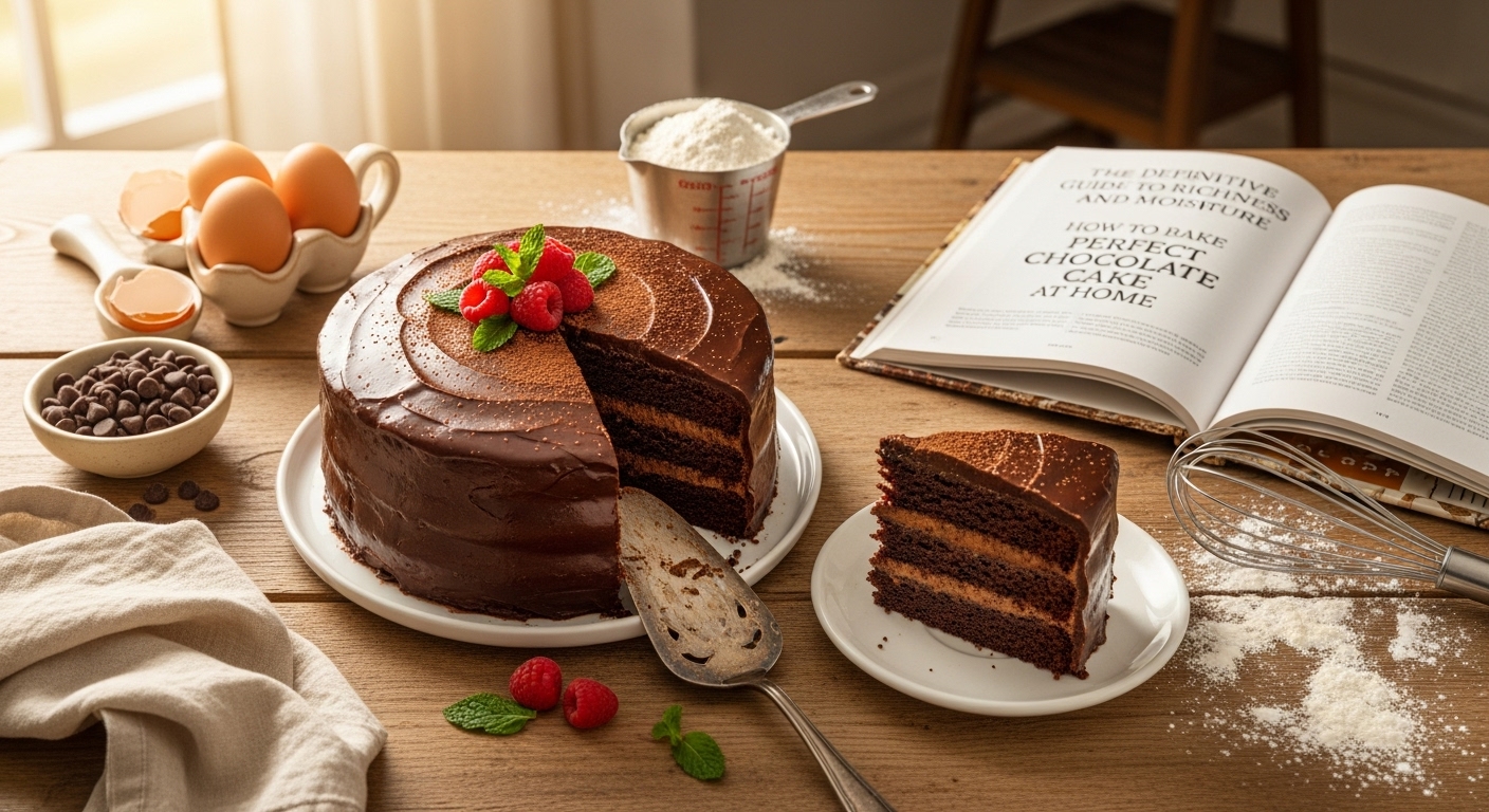 How to Bake a Perfect Chocolate Cake at Home: The Definitive Guide to Richness and Moisture